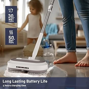 【新品】 CLEAN SMART FLOOR CLEANER 電動モップ 楽天市場】【送料無料】 CLEANHOME 電動モップ 自動洗浄機能